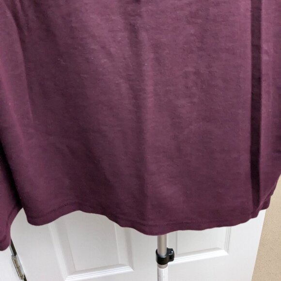 Apt. 9 Men's Burgundy Quarter-Zip Pullover, Size Large - Picture 5 of 11